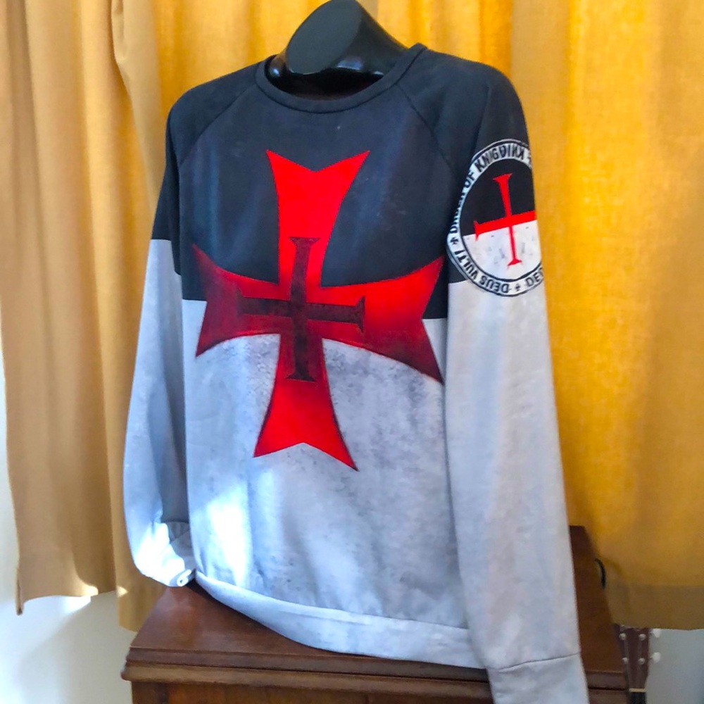 $40 Deus Vulti Order of Kingdom Crewneck shirt Men’s size XL cotton polyester